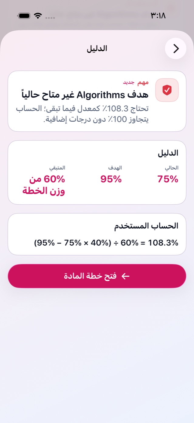 الدليل والحساب الذي استخدمه ماهر / Maher evidence and calculation